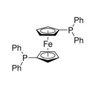 1,1&prime;-Bis(diphenylphosphino)ferrocene (CAS 12150-46-8) - chemical structure image