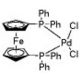 [1,1′-Bis(diphenylphosphino)ferrocene]dichloropalladium(II) (CAS 72287-26-4) - chemical structure image