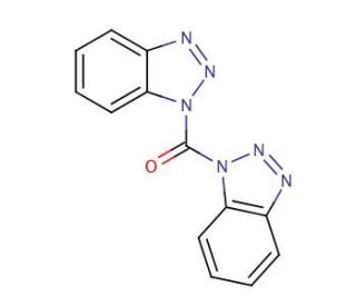 1,1&prime;-Carbonylbisbenzotriazole (CAS 68985-05-7) - chemical structure image