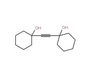 1,1&prime;-Ethynylenedicyclohexanol (CAS 78-54-6) - chemical structure image