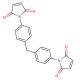 1,1′-(Methylenedi-4,1-phenylene)bismaleimide (CAS 13676-54-5) - chemical structure image