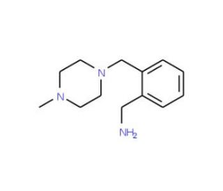 1-{2-[(4-methylpiperazin-1-yl)methyl]phenyl}methanamine (CAS 879896-50-1) - chemical structure image