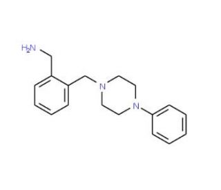 1-{2-[(4-phenylpiperazin-1-yl)methyl]phenyl}methanamine - chemical structure image