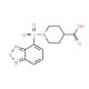 1-(2,1,3-Benzoxadiazol-4-ylsulfonyl)piperidine-4-carboxylic acid - chemical structure image