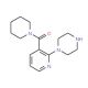 1-[2-(1-Piperazinyl)nicotinoyl]piperidine - chemical structure image