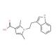 1-[2-(1H-Indol-3-yl)ethyl]-2,5-dimethyl-1H-pyrrole-3-carboxylic acid - chemical structure image
