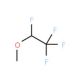 1,2,2,2-Tetrafluoroethyl methyl ether (CAS 50285-05-7) - chemical structure image