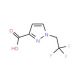1-(2,2,2-Trifluoroethyl)-1H-pyrazole-3-carboxylic acid - chemical structure image