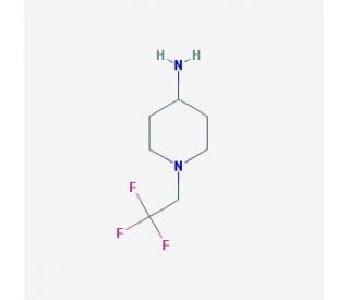 1-(2,2,2-trifluoroethyl)piperidin-4-amine (CAS 187217-99-8) - chemical structure image