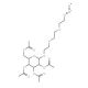 1-[2-(2-Azidoethoxy)ethoxyethyl]-2,3,4,6-tetra-O-acetyl-D-galactopyranoside (CAS 381716-33-2) - chemical structure image