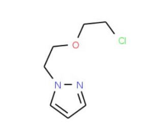 1-[2-(2-Chloro-ethoxy)-ethyl]-1H-pyrazole - chemical structure image