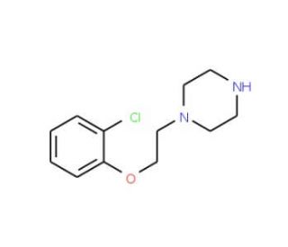 1-[2-(2-chlorophenoxy)ethyl]piperazine (CAS 20383-85-1) - chemical structure image