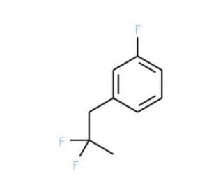 1-(2,2-Difluoropropyl)-3-fluorobenzene - chemical structure image