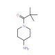1-(2,2-dimethylpropanoyl)piperidin-4-amine - chemical structure image