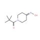 1-(2,2-dimethylpropanoyl)piperidin-4-one oxime - chemical structure image