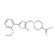 1-{[2-(2-Ethoxyphenyl)-5-methyl-1,3-oxazol-4-yl]-methyl}piperidine-4-carboxylic acid - chemical structure image