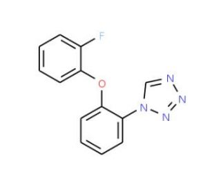 1-[2-(2-Fluorophenoxy)phenyl]-1H-tetrazole - chemical structure image