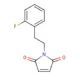 1-[2-(2-fluorophenyl)ethyl]-2,5-dihydro-1H-pyrrole-2,5-dione - chemical structure image