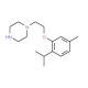 1-[2-(2-Isopropyl-5-methyl-phenoxy)-ethyl]-piperazine - chemical structure image