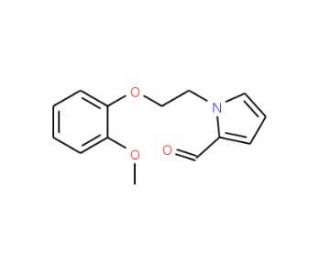 1-[2-(2-Methoxy-phenoxy)-ethyl]-1H-pyrrole-2-carbaldehyde - chemical structure image