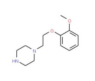 1-[2-(2-Methoxy-phenoxy)-ethyl]-piperazine - chemical structure image