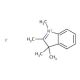 1,2,3,3-Tetramethyl-3H-indolium iodide (CAS 5418-63-3) - chemical structure image