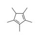 1,2,3,4,5-Pentamethylcyclopentadiene (CAS 4045-44-7) - chemical structure image