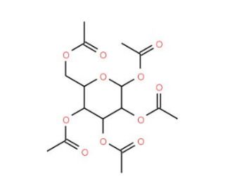 1,2,3,4,6-Penta-O-acetyl-a-D-galactopyranose (CAS 4163-59-1) - chemical structure image