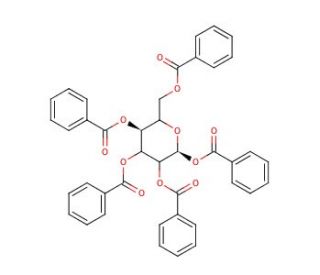 1,2,3,4,6-Penta-O-benzoyl-D-galactopyranoside (CAS 3006-48-2) - chemical structure image