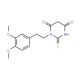 1-[2-(3,4-Dimethoxy-phenyl)-ethyl]-2-mercapto-1H-pyrimidine-4,6-dione - chemical structure image