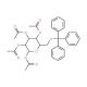 1,2,3,4-Tetra-O-acetyl-6-O-trityl-b-D-glucopyranose (CAS 37074-90-1) - chemical structure image