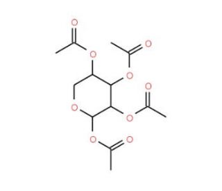 1,2,3,4-Tetra-O-acetyl-b-D-xylopyranose (CAS 4049-33-6) - chemical structure image