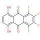 1,2,3,4-Tetrafluoro-5,8-dihydroxyanthraquinone (CAS 102822-05-9) - chemical structure image