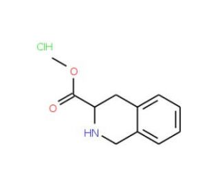 1,2,3,4-Tetrahydro-3-isoquinolinecarboxylic acid methyl ester hydrochloride (CAS 146074-43-3) - chemical structure image