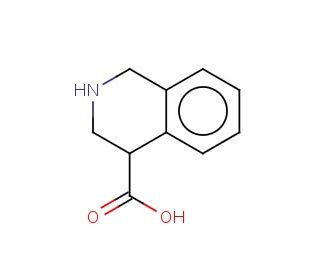 1,2,3,4-tetrahydroisoquinoline-4-carboxylic acid (CAS 116140-19-3) - chemical structure image