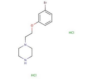 1-[2-(3-bromophenoxy)ethyl]piperazine dihydrochloride - chemical structure image