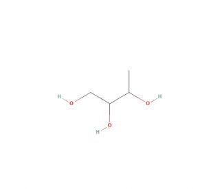 1,2,3-Butanetriol (CAS 4435-50-1) - chemical structure image