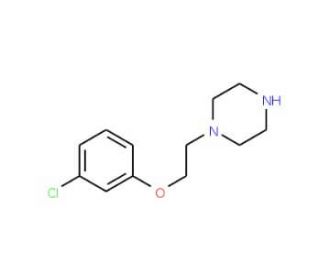 1-[2-(3-Chlorophenoxy)ethyl]piperazine - chemical structure image