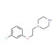 1-[2-(3-Chlorophenoxy)ethyl]piperazine - chemical structure image