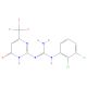 1-(2,3-Dichlorophenyl)-3-[4-hydroxy-6-(trifluoromethyl)pyrimidin-2-yl]guanidine (CAS 618092-24-3) - chemical structure image
