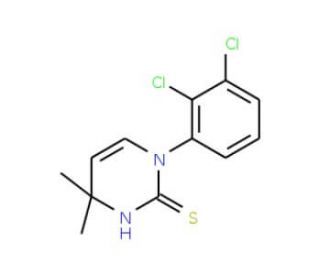 1-(2,3-Dichlorophenyl)-4,4-dimethyl-1,4-dihydropyrimidine-2-thiol - chemical structure image