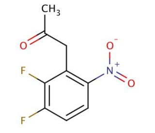 1-(2,3-Difluoro-6-nitro-phenyl)-propan-2-one (CAS 121247-16-3) - chemical structure image