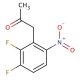 1-(2,3-Difluoro-6-nitro-phenyl)-propan-2-one (CAS 121247-16-3) - chemical structure image