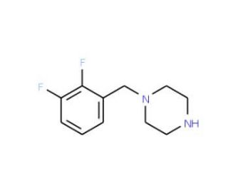 1-(2,3-Difluoro-benzyl)-piperazine - chemical structure image