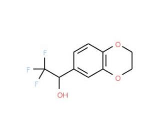1-(2,3-dihydro-1,4-benzodioxin-6-yl)-2,2,2-trifluoroethanol - chemical structure image