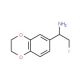 1-(2,3-dihydro-1,4-benzodioxin-6-yl)-2-fluoroethanamine - chemical structure image