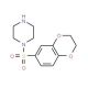 1-(2,3-Dihydro-benzo[1,4]dioxine-6-sulfonyl)-piperazine (CAS 95591-73-4) - chemical structure image