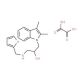 1-(2,3-Dimethyl-indol-1-yl)-3-[(furan-2-ylmethyl)-amino]-propan-2-ol oxalate (CAS 436099-61-5 (non-salt)) - chemical structur