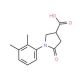 1-(2,3-dimethylphenyl)-5-oxopyrrolidine-3-carboxylic acid (CAS 56617-46-0) - chemical structure image