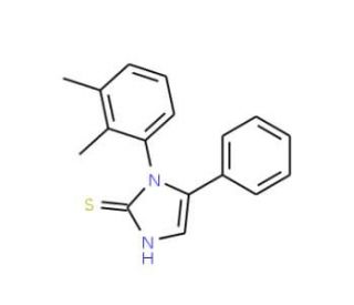 1-(2,3-dimethylphenyl)-5-phenyl-1H-imidazole-2-thiol - chemical structure image